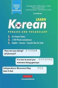 Cover Learn Korean Phrases and Vocabulary (eBook, ePUB)