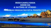 Neem Karoli Baba, Siddhi Ma & Sayings Of Others - A Srimad Bhagavad Gita Perspective (eBook, ePUB)
