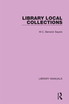 Library Local Collections - Sayers, W C Berwick