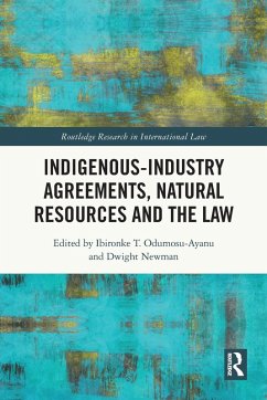 Cover Indigenous-Industry Agreements, Natural Resources and the Law