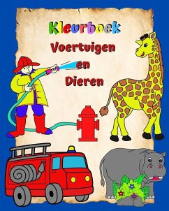 Cover Kleurboek Voertuigen en Dieren