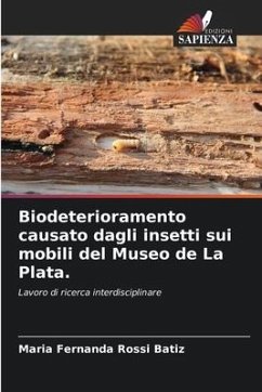 Biodeterioramento causato dagli insetti sui mobili del Museo de La Plata. - Rossi Batiz, Maria Fernanda