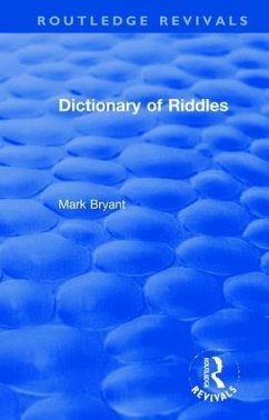 Dictionary of Riddles - Bryant, Mark