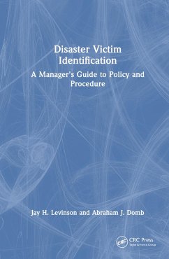 Disaster Victim Identification - Levinson, Jay H; Domb, Abraham J