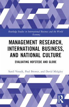 Management Research, International Business, and National Culture - Venaik, Sunil; Brewer, Paul; Midgley, David