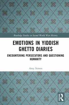 Emotions in Yiddish Ghetto Diaries - Simon, Amy (MIchigan State University, USA)