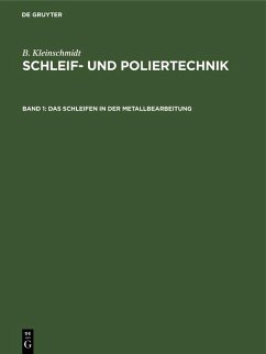 Cover Das Schleifen in der Metallbearbeitung (eBook, PDF)