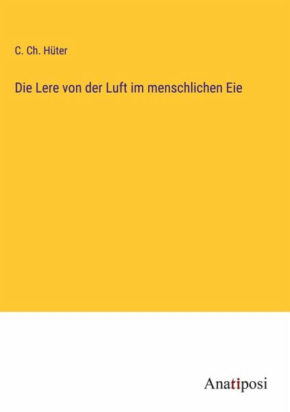 Die Lere von der Luft im menschlichen Eie