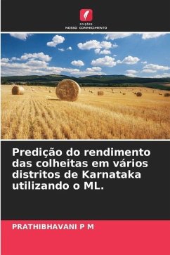 Predição do rendimento das colheitas em vários distritos de Karnataka utilizando o ML. - P M, PRATHIBHAVANI