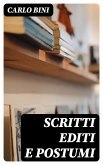 Scritti editi e postumi (eBook, ePUB)