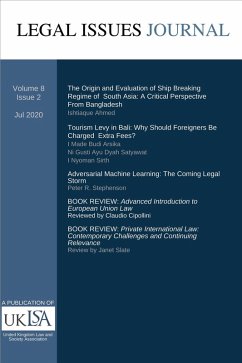 Legal Issues Journal 8(2) (eBook, ePUB) - Association, United Kingdom Law & Society