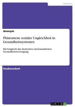 Phänomene sozialer Ungleichheit in Gesundheitssystemen - Anonymous