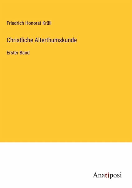 Christliche Alterthumskunde