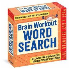 Brain Workout Word Search Page-A-Day Calendar 2024 - Workman Calendars