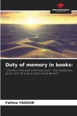 Duty of memory in books: