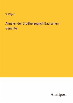 Cover Annalen der Großherzoglich Badischen Gerichte