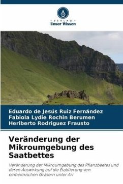 Veränderung der Mikroumgebung des Saatbettes - Ruiz Fernández, Eduardo de Jesús;Rochin Berumen, Fabiola Lydie;Rodriguez Frausto, Heriberto