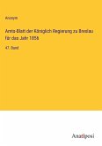 Amts-Blatt der Königlich Regierung zu Breslau für das Jahr 1856