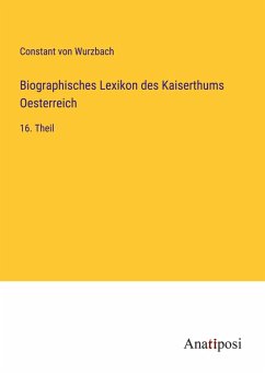 Cover Biographisches Lexikon des Kaiserthums Oesterreich