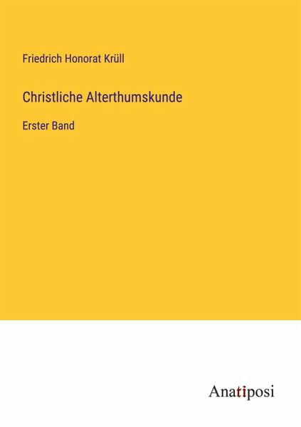 Christliche Alterthumskunde