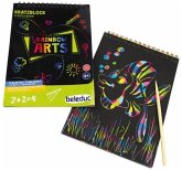 Beleduc 53080 - Kratzblock Rainbow Arts inkl. Holzstift Beleduc 53080 - Kratzblock Rainbow Arts inkl. Holzstift