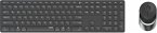 Rapoo 9850M Dunkelgrau QWERTZ Kabelloses Multi-Mode-Deskset