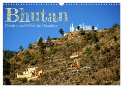 Bhutan - Frieden und Glück im Himalaya (Wandkalender 2024 DIN A3 quer), CALVENDO Monatskalender - Geißler, Uli