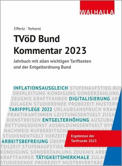 TVöD Bund Kommentar 2023 - Effertz, Jörg;Terhorst, Andreas