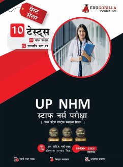 UP NHM Staff Nurse Book 2023 (Hindi Edition) - 8 Full Length Mock Tests and 2 Previous Year Papers (1000 Solved Questions) with Free Access to Online Tests - Edugorilla Prep Experts
