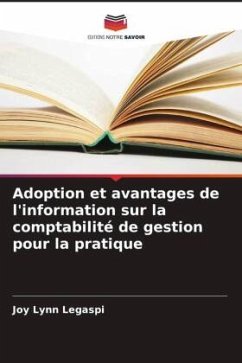 Cover Adoption et avantages de l'information sur la comptabilité de gestion pour la pratique