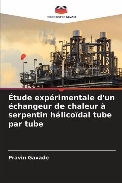 Étude expérimentale d'un échangeur de chaleur à serpentin hélicoïdal tube par tube - Gavade, Pravin