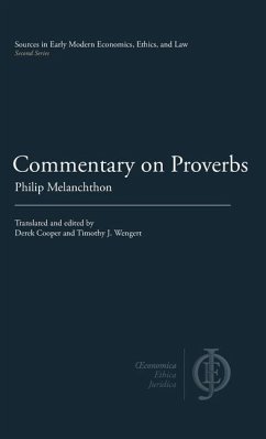 Commentary on Proverbs - Melanchthon, Philip