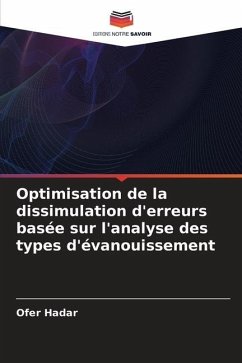 Optimisation de la dissimulation d'erreurs basée sur l'analyse des types d'évanouissement - Hadar, Ofer