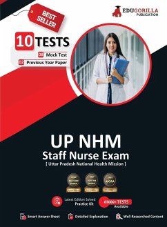 UP NHM Staff Nurse Book 2023 (English Edition) - 8 Full Length Mock Tests and 2 Previous Year Papers (1000 Solved Questions) with Free Access to Online Tests - Edugorilla Prep Experts