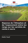 Réponse de l'Ethephon et de l'espacement entre les rangs sur les variétés de canne à sucre