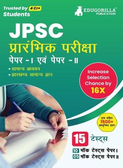 JPSC Prelims Exam (Paper I & II) Exam 2023 (Hindi Edition) - 15 Full Length Mock Tests (1000 Solved Questions) with Free Access to Online Tests - Edugorilla Prep Experts