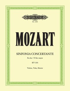 Cover Sinfonia concertante Es-Dur KV364 für Violine, Viola und Orchester für Violine, Viola und Klavier