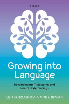 Growing into Language (eBook, PDF) - Tolchinsky, Liliana; Berman, Ruth A.