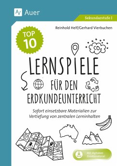 Die Top 10 Lernspiele für den Erdkundeunterricht - Helf, Reinhold;Vierbuchen, Gerhard