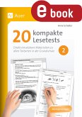 20 kompakte Lesetests für Klasse 2 (eBook, PDF)