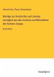 Beiträge zur Geschichte und Literatur,... - Bild 1