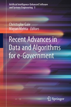 Recent Advances in Data and Algorithms for e-Government (eBook, PDF)