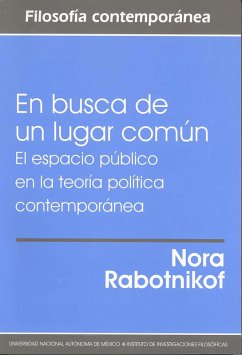 Cover En busca de un lugar común. El espacio público en la teoría política contemporánea (eBook, ePUB)