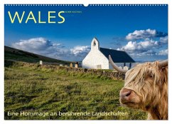 Wales - Eine Hommage an berührende Landschaften (Wandkalender 2024 DIN A2 quer), CALVENDO Monatskalender