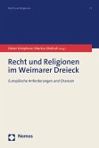 Recht und Religionen im Weimarer Dreieck (eBook, PDF)
