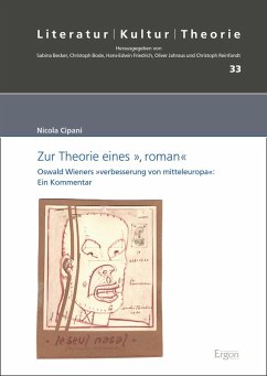 Cover Zur Theorie eines », roman« (eBook, PDF)