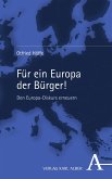 Für ein Europa der Bürger! (eBook, PDF)