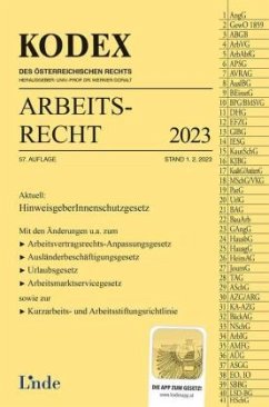 KODEX Arbeitsrecht 2023 - Stech, Edda;Ercher-Lederer, Gerda