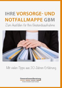 Vorsorge- und Notfallmappe GBM - Schade, Kirsten