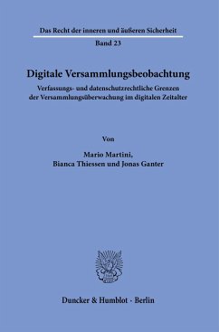 Digitale Versammlungsbeobachtung. - Ganter, Jonas;Thiessen, Bianca;Martini, Mario